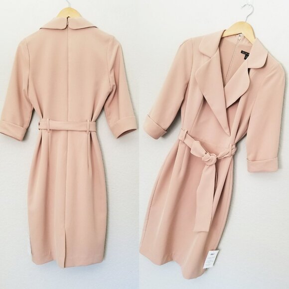 Black Halo Women's Mini Dress in Blush Pink - Picture 15 of 15